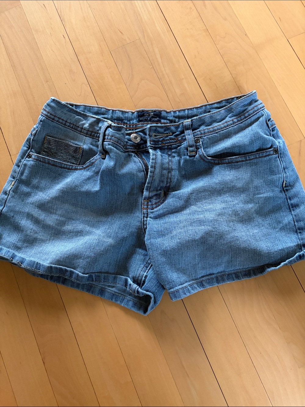 Classic Blue Denim Women's Shorts